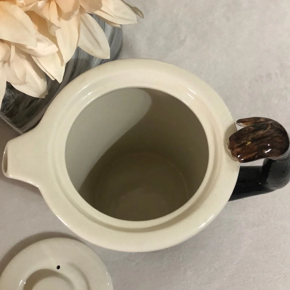 Pier 1 Imports Monkey Ceramic Tea Pot